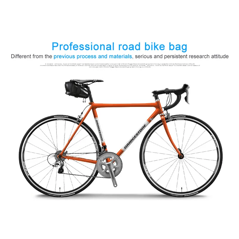 Top ROSWHEEL RACEK SERIES BICYCLE TAIL BAG BIKE SADDLE BAGS CYCLING RIDING EQUIPMENT STORAGE ORGANIZER BAG LIGHT RAIN PROOF 3