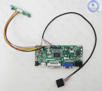 

(HDMI+DVI+VGA+Audio) LED LCD Controller Board Monitor Diy Kit - 40cm LVDS Cable
