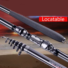 Locatable углеродного волокна скала супер легкий Супер жесткий телескопическая морская Удочка 3,6/4,5/5,4/6,3 М удочка рыболовные снасти