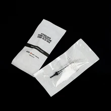 100 шт. иглы с верхним картриджем 0,18 мм с винтом и иглой подходит для черного жемчуга Полупостоянный макияж машина набор микроблейдинг бровей