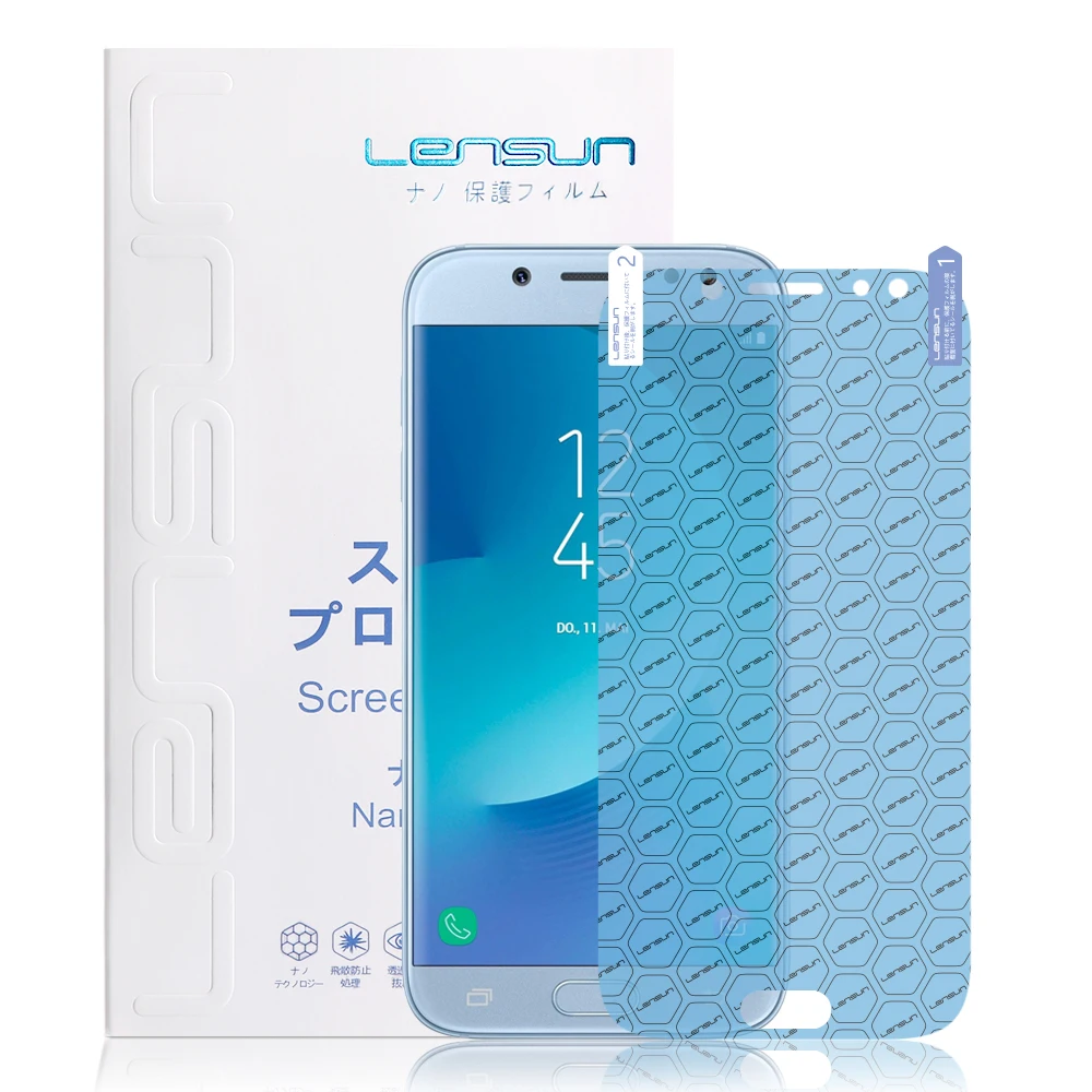 LENSUN Nano ультратонкая Защитная пленка для экрана Samsung J5 2017 | Мобильные телефоны и