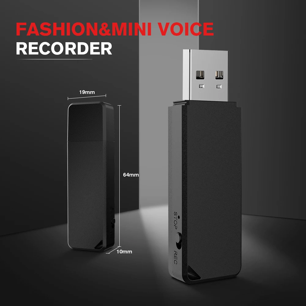 Мини диктофон Vandlion WAV 32/64 ГБ с USB накопителем|Цифровые диктофоны| |