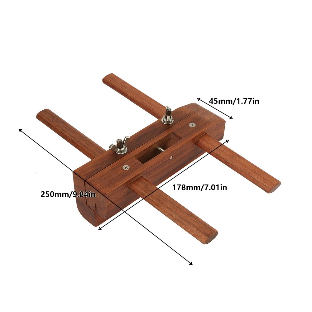 Деревянная плоская Деревообработка палисандр ручной рубанок мебель музыкальный инструмент DIY канавок деревянный самолет деревянные планки для края