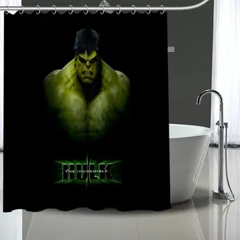 

Custom Hulk Shower Curtain With Plastic Hooks Modern Fabric Bath Curtains Home Decor Curtains Custom Your image