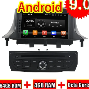 

Topnavi Android 9.0 Car DVD Head Unit Player For Megane III Fluence 2009-2016 GPS Navigation Auto Audio Stereo Octa Core 2 Din