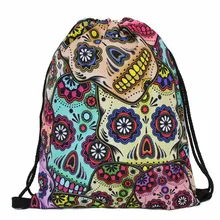 Beach Polyester Women Men Travel Storage Package Teenagers backpack Sack Bags Shopping Bag Coin Purse Christmas Gift pouch Hot
