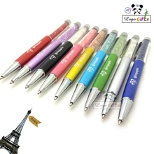 Алмаз логотип ручка напечатанные с логотипом вашей компании/электронной почты/сайт/телефон для вашей компании событий подарками 20 штук в партии