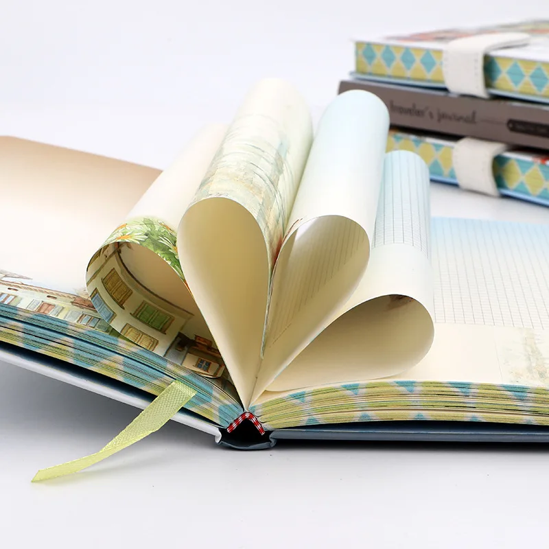 Креативные канцелярские книги в твердом переплете цветная магнитная пряжка