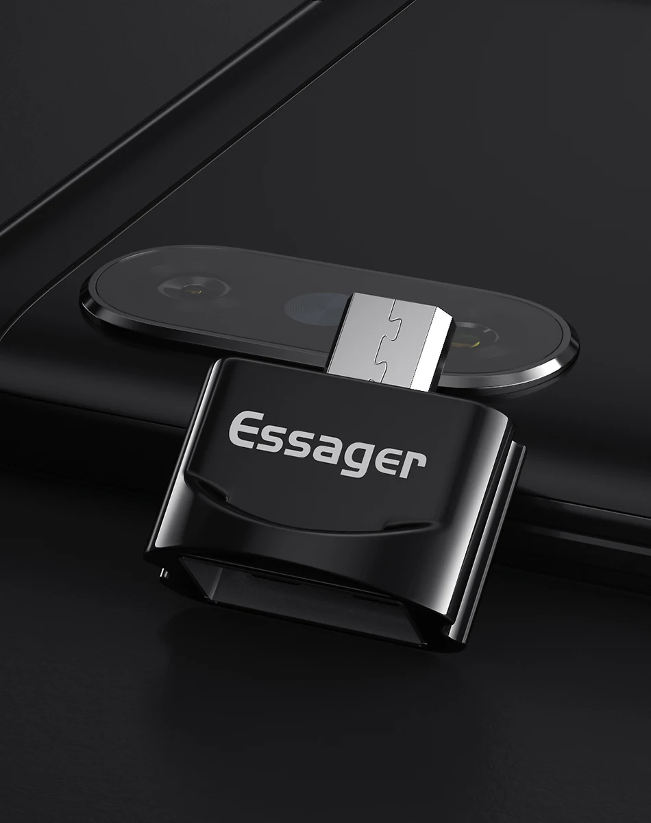 Essager OTG Micro USB адаптер для samsung Xiaomi huawei Android Micro USB штекер для USB 2,0 Женский адаптер OTG конвертер