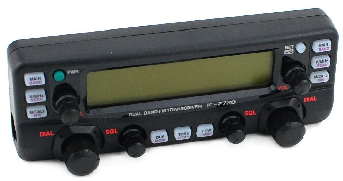 

100% Original IC-2720H Car Radio transceiver Dual band VHF 136-174MHz UHF 400-470MHz 50W/35W 212CH Dual Display Walkie Talkie