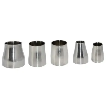 

High Quality 63MM to 45MM 2.5"to1.75" Sanitary Weld Reducer Pipe Fittings Stainless Steel SS316