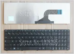 Новый Французский Клавиатура для ноутбука ASUS N70 N70S N73 N73J N73JF N73JG N73JN N73JQ N73SM N73SV FR черный