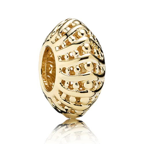 

Authentic 925 Sterling Silver Bead Charm Openwork Gold Filigree Space Bead Fit Women Pandora Bracelet Bangle Diy Jewelry