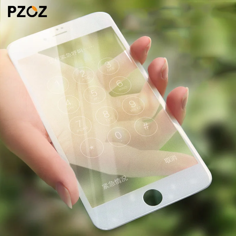PZOZ для iPhone 7 8 Plus Защитная пленка экрана из закаленного стекла 3D Apple Glas | Мобильные