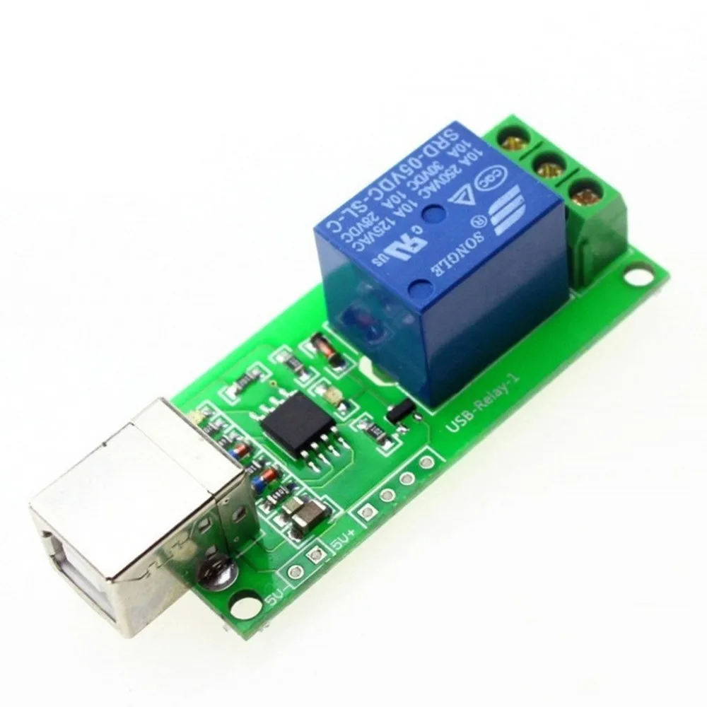 

1 Way 5V Relay Module USB Control Switch/ 1 Way Relay Module/ Computer Control Switch/ PC Intelligent Control USB