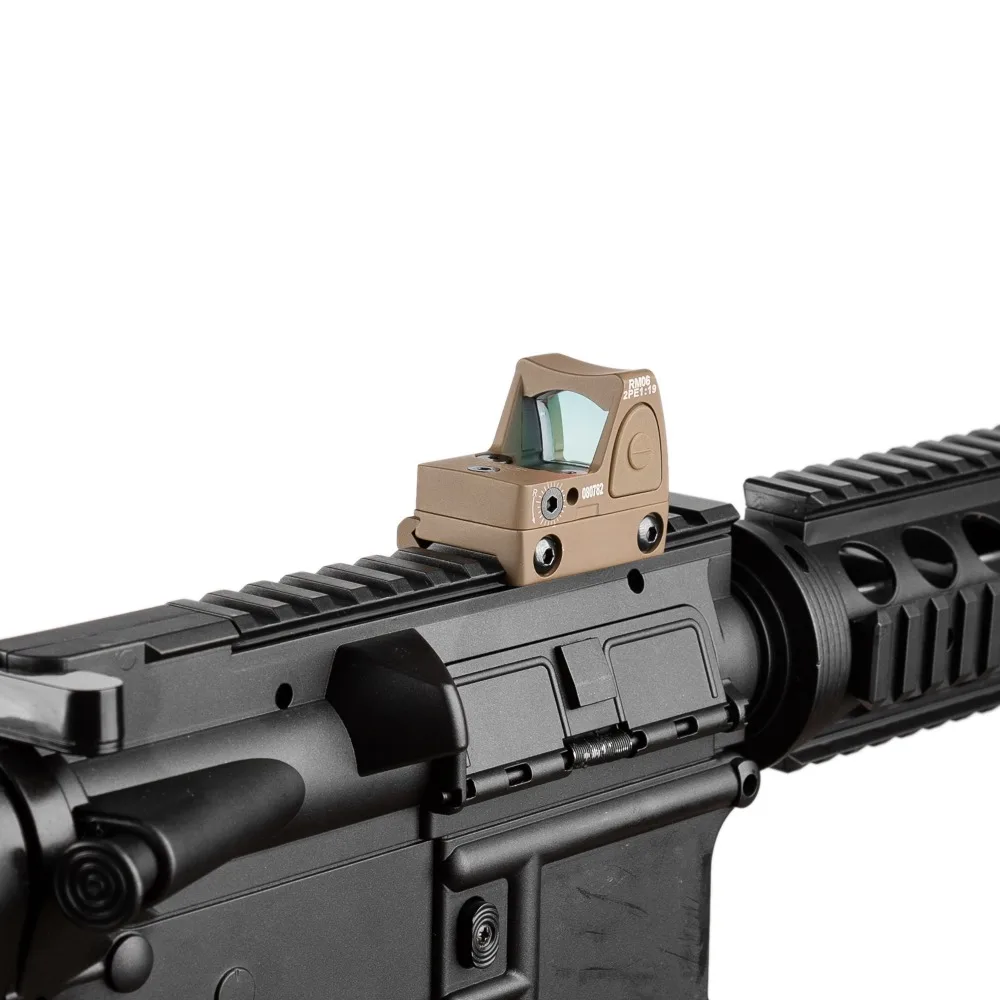 وصول بندقية ريد دوت تان RMR البصر نقطة مع شعار الصيد الرماية التكتيكية شحن مجاني بندقية Riflescope نطاق