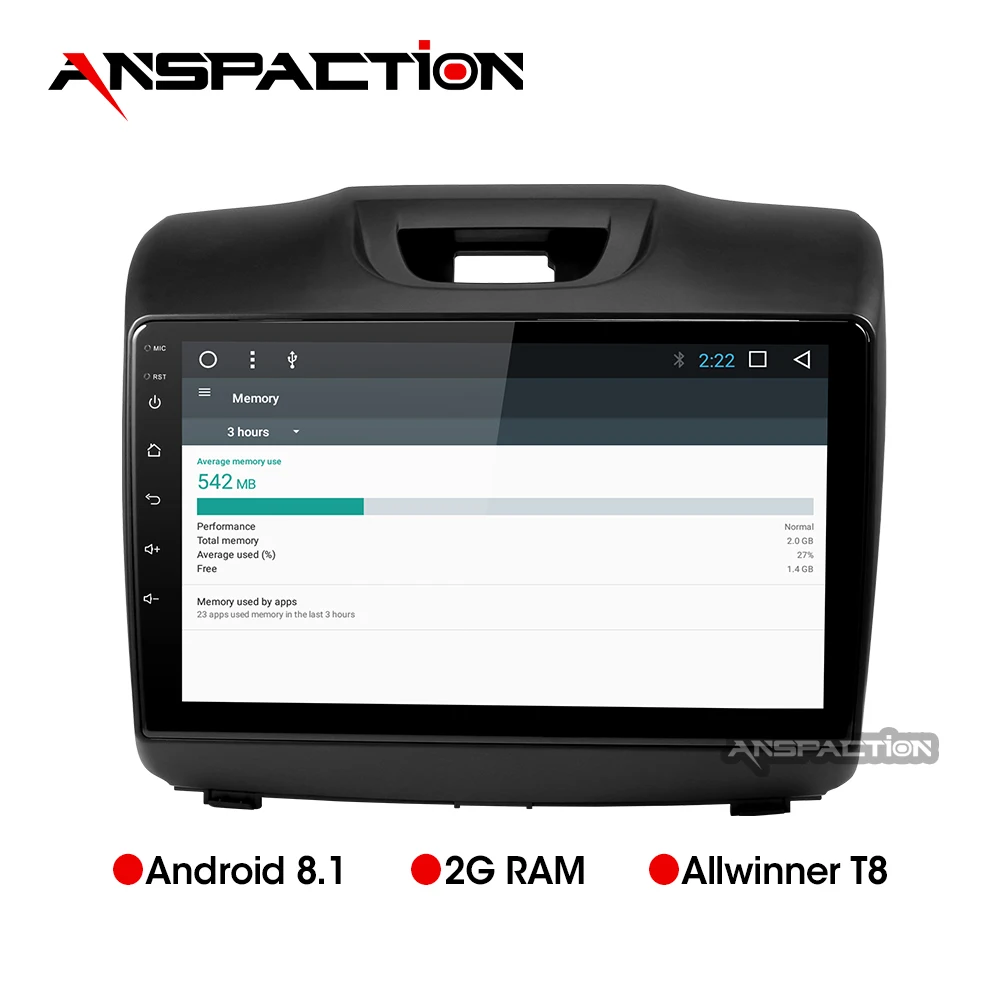 

android 8.1 car dvd gps player for Chevrolet S10 ISUZU D-MAX 2015-2018 Car DVD player Radio video player Navigation GPS