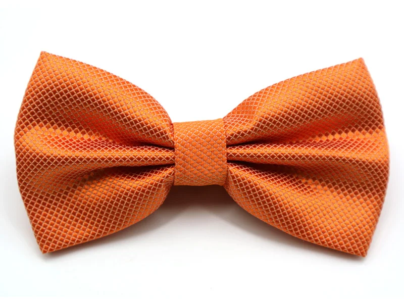 Регулируемый мужской Одноцветный галстук-бабочка из полиэстера и шелка, галстук-бабочка для джентльмена, галстук-бабочка для свадьбы, бизнеса, в клетку, галстук-бабочка, подарок - Цвет: SB02-17