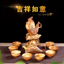 Креативная грубая керамика автоматический чайный набор кунг-фу Tieguanyin чайный столик качественный чай подарок Прямая с фабрики