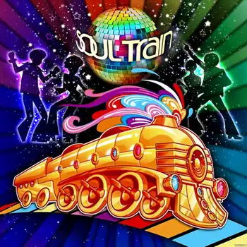 

Disco DJ led soul Train backdrops Vinyl cloth High quality Computer printed party photography studio background