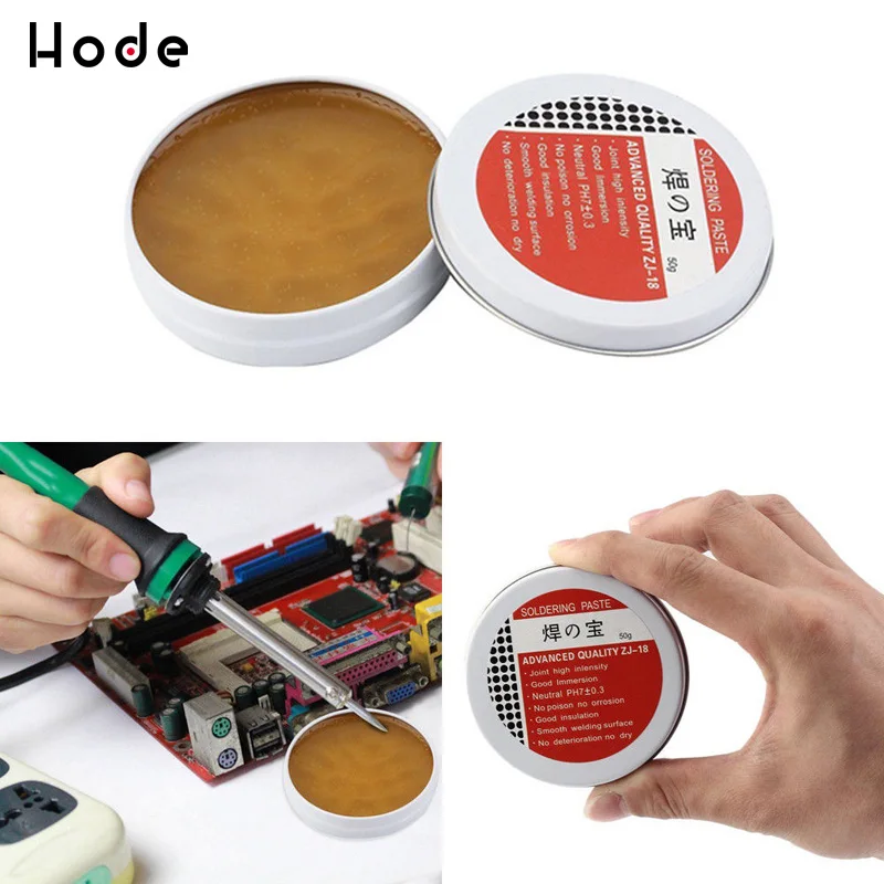 

50g Soldering Paste Mild Rosin Environmental Soldering Paste Flux PCB IC Parts Welding Soldering Gel Tool for Metalworking