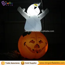 happy face inflatable pumpkin with ghost 5m high inflatable halloween ghost on pumpkin for halloween yard - Inflatable Halloween Yard Decorations happy face inflatable pumpkin with ghost 5m high inflatable halloween ghost on pumpkin for halloween yard - Inflatable Halloween Yard Decorations