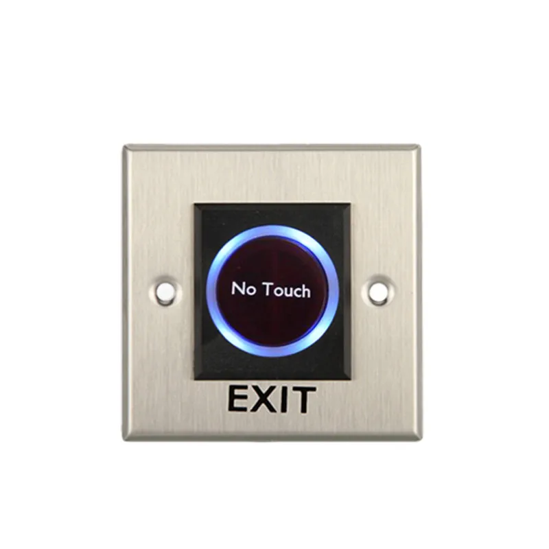 Инфракрасный Бесконтактный не Сенсорная Кнопка открытия входной двери открытие касанием кнопочный переключатель с Подсветка для системы контроля доступа Электрический замок система контроля доступа - Цвет: No Touch 1