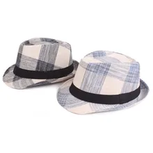 Женская сумка-мешок с козырьком от солнца, шляпа от солнца, кепка для мужчин пляжные Повседневное плед шляпы в стиле джаз Шапки с загругленным среднего и пожилого шляпа Y610