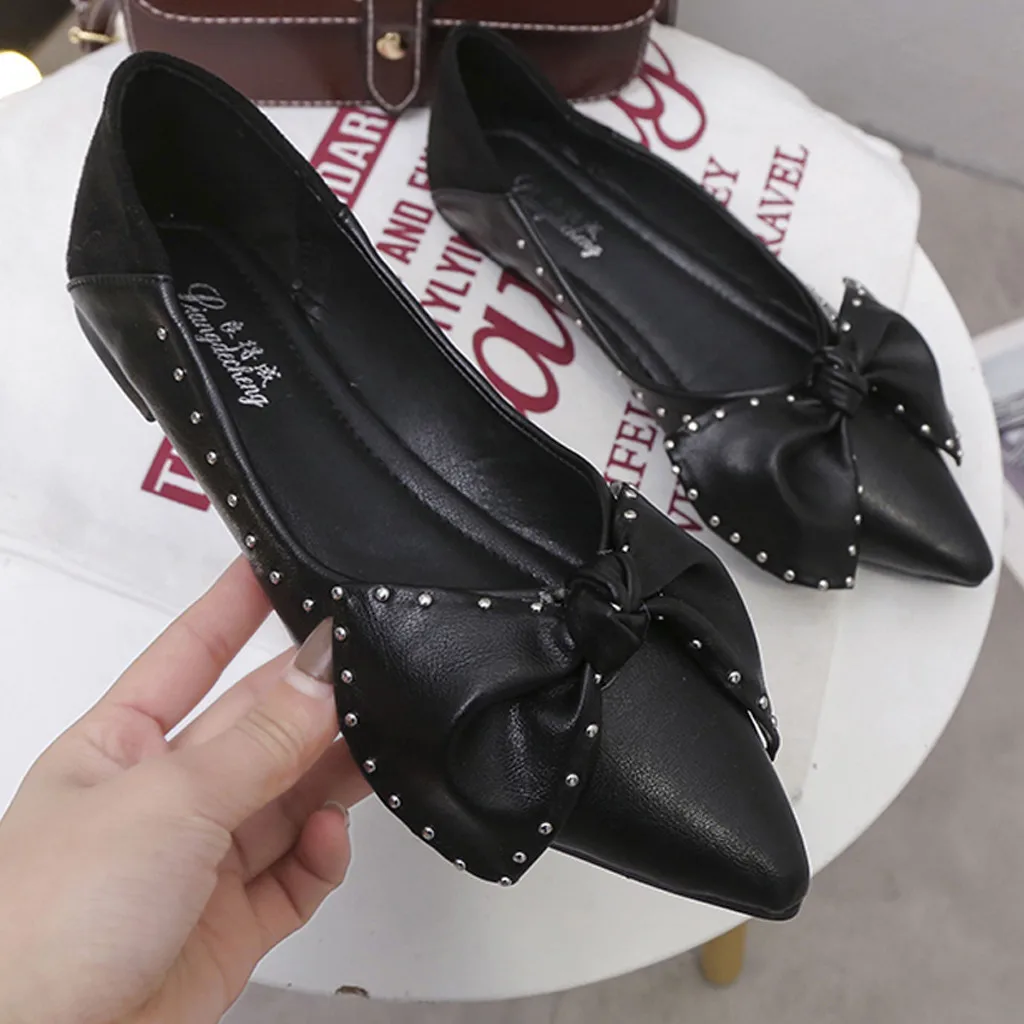 cute leather work shoes