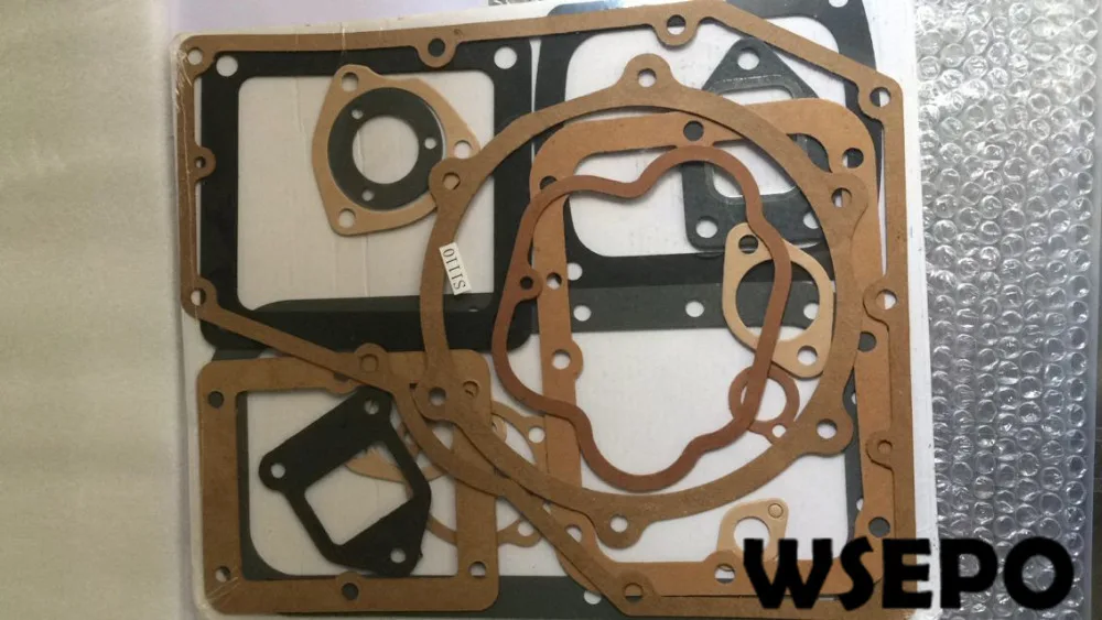 OEM КАЧЕСТВО! Полный комплект прокладок двигателя для S1110/S1115/ZS1110/ZS1115 4 такта маленький дизельный двигатель с водяным охлаждением Сделано в Китае