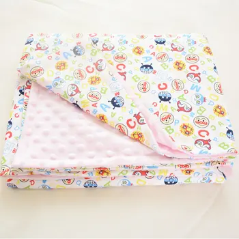 

2 Layers Double Sided Baby Blanket Flannel Blanket Infant Swaddling Receiving Stroller Wrap For Newborn Baby Bedding Blankets
