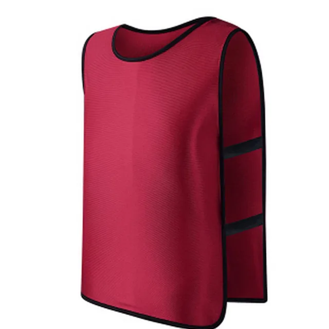 Men Football Vest Team Football Soccer Training Polyester Micro Mesh