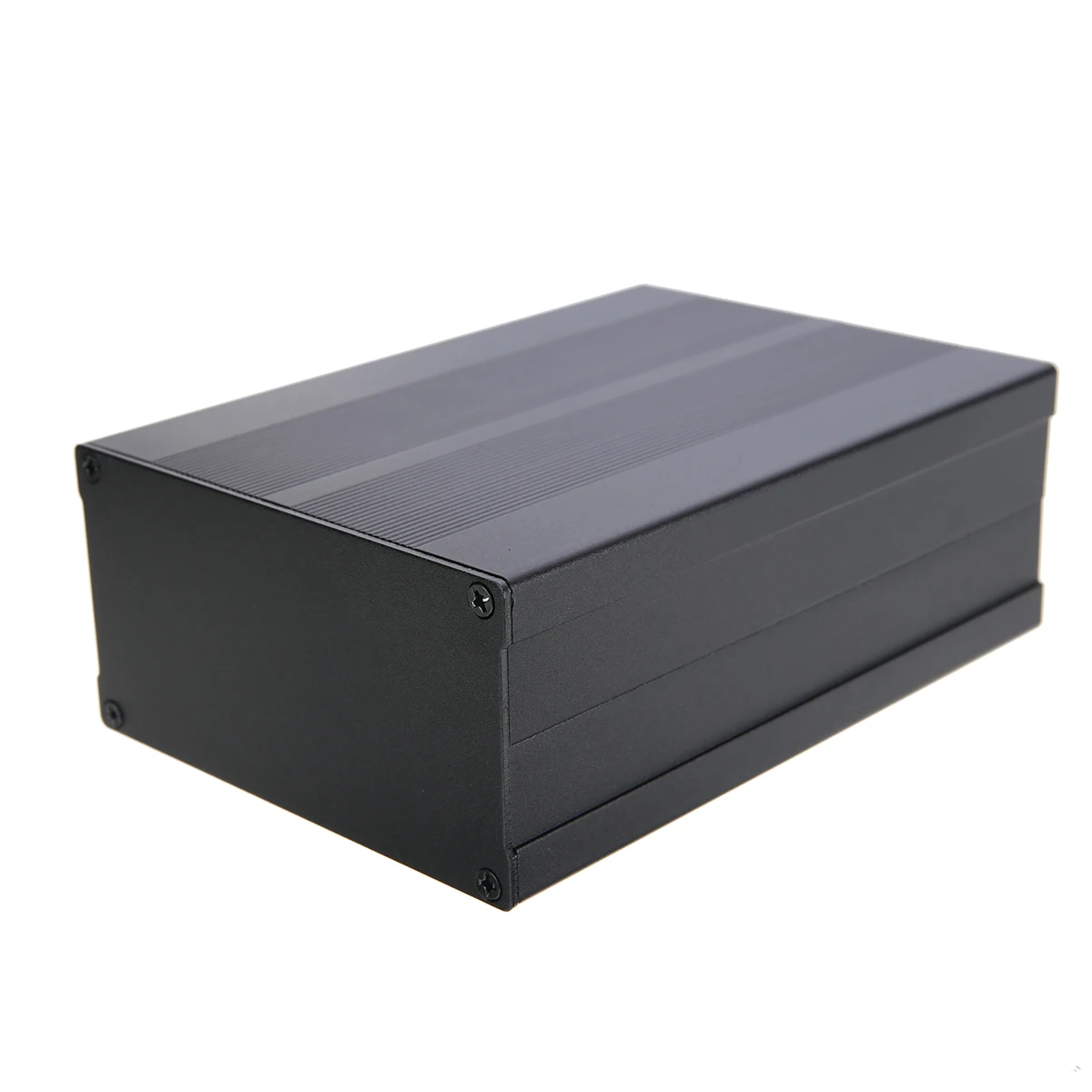 Black Aluminum Enclosure Case Electronic Project  Circuit Board PCB Instrument Box 150x105x55mm PCB instrument Box with 8 Screws