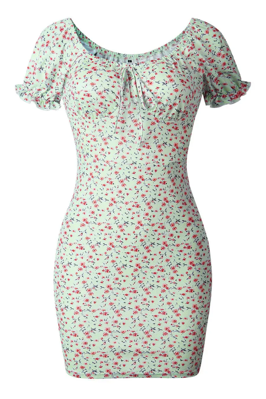 Gladiolus 2019 Summer Women Dress Short Sleeve Slash Neck Floral Print Slim Mini Sexy Dress Women Hot Short Dresses Sundrees (14)