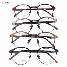 Горячая дизайн, круглая оправа для очков для мужчин gafas очки из нержавеющей стали gafas oculos de grau feminino semale