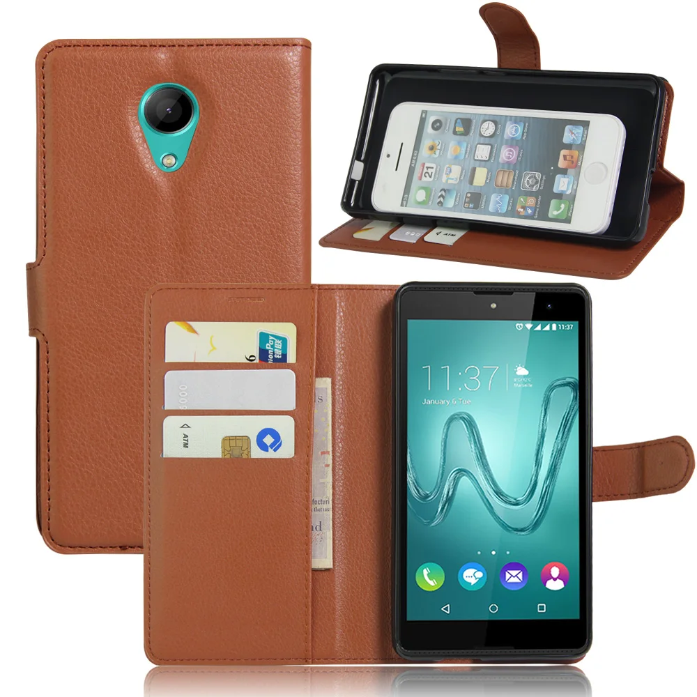 (OUZIFISH) Роскошный чехол для телефона Fundas Wiko S Kool/Wiko Robby с подставкой откидной Чехол