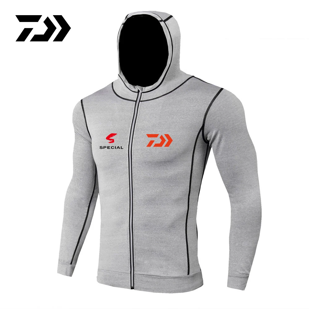 Daiwa Outdoor Clothing Movement Jackets Hoody Windbreaker Speed Drying Sun Protection Clothing Hiking Fishing Jacket