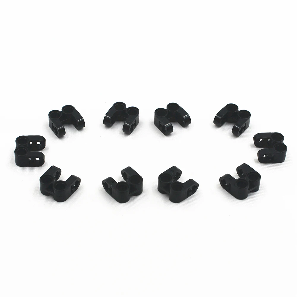 Building Blocks BulkTechnic Parts 20pcsTECHNIC CROSS BLOCK/FORK 2X2 compatible with lego for kids boys toy