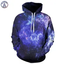 Mr.1991inc raum galaxy hoodies männer/frauen 3d sweatshirts mit hut druck blau nebula herbst winter dünne mit kapuze hoody tops