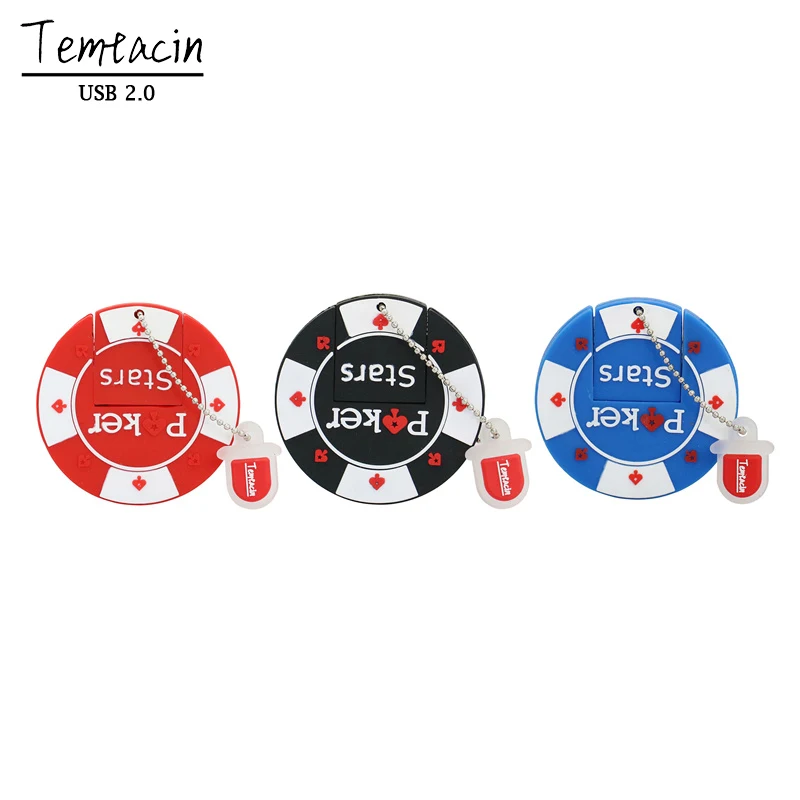 

2GB 4GB 8GB 16GB 32GB 64GB Cartoon Rubber Poker Stars Pokerstars USB Flash Pen Drive Cute USB Drive USB Disk Flash Card