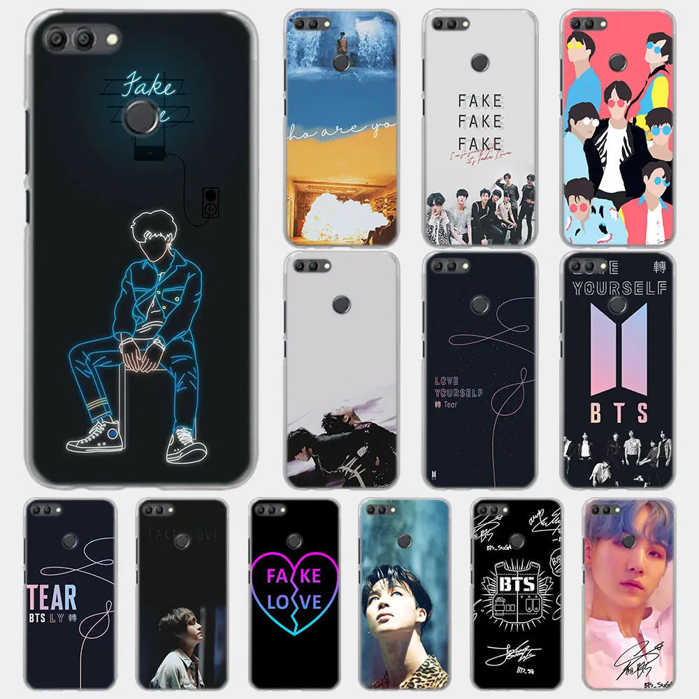 

Fake Love BTS Bangtan Boys Phone Cases for Huawei Honor Y3 Y5 Y6 Y7 Y9 2018 Y5 Y6 Prime 2018 Y6 Pro hard PC case cover