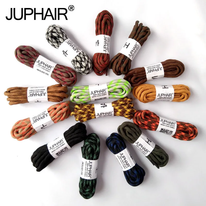 

JUP 50 Pairs Sneaker Shoelaces Skate Boot Laces Outdoor Sport Casual Multicolor Bumps Round Shoelace Hiking Slip Rope Shoe Laces