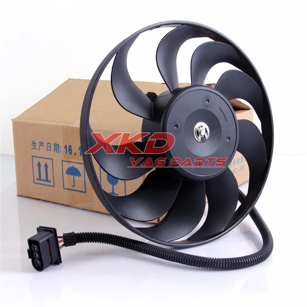 

290mm Right Small Radiator Cooling Fan Motor Fit For VW Golf Jetta Audi TT COUPER 1JD959455A 1J0959455K/M/L/ 1C0959455C