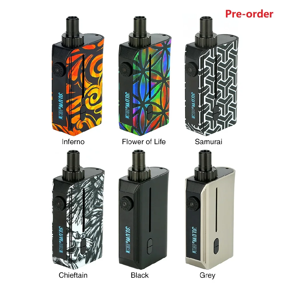

Original Squid Industries Squad Tank Atomizer Kit 1300mAh Battery & 2ml Tank & 0.6ohm Coil E-cig Kit