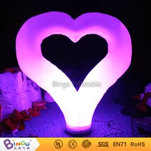 День Святого Валентина освещение в форме сердца надувные игрушки для свадебной вечеринки