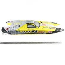 G30K 48″ 30CC Engine Gas RC Racing Boat Catamaran RC Boats Hull Boat KIT only Yellow