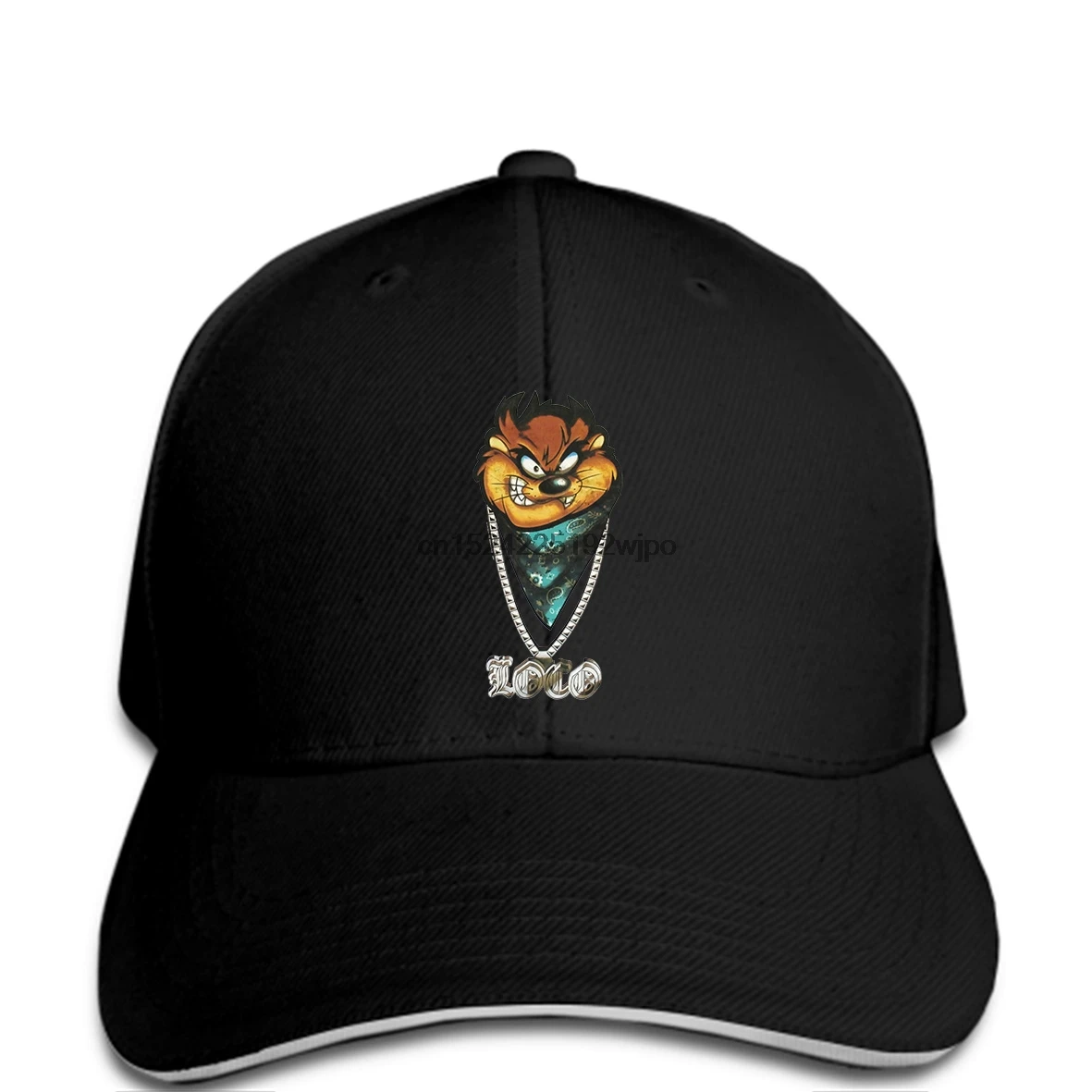 

LOONEY TUNES TAZ LOCO URBAN WHITE cap TASMANIAN DEVIL NEW OFFICIAL ADULT Baseball cap Men Brand Funny