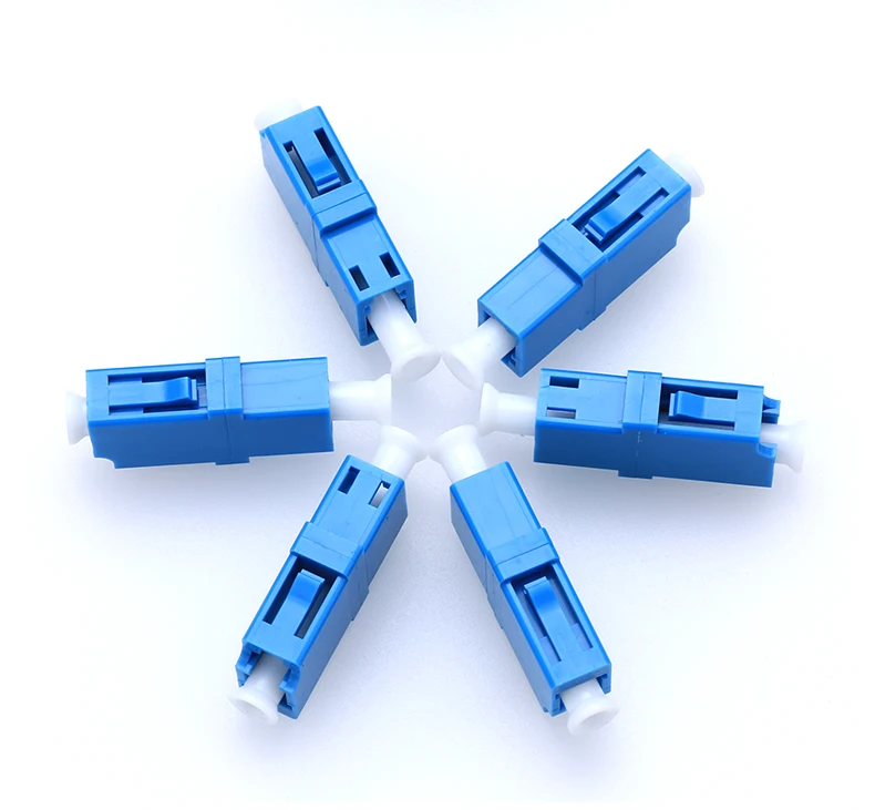 

20PCS/lot Simplex Singlemode LC-LC adapter flange connector optical fiber coupler LC/UPC Singlemode Simplex Adapter