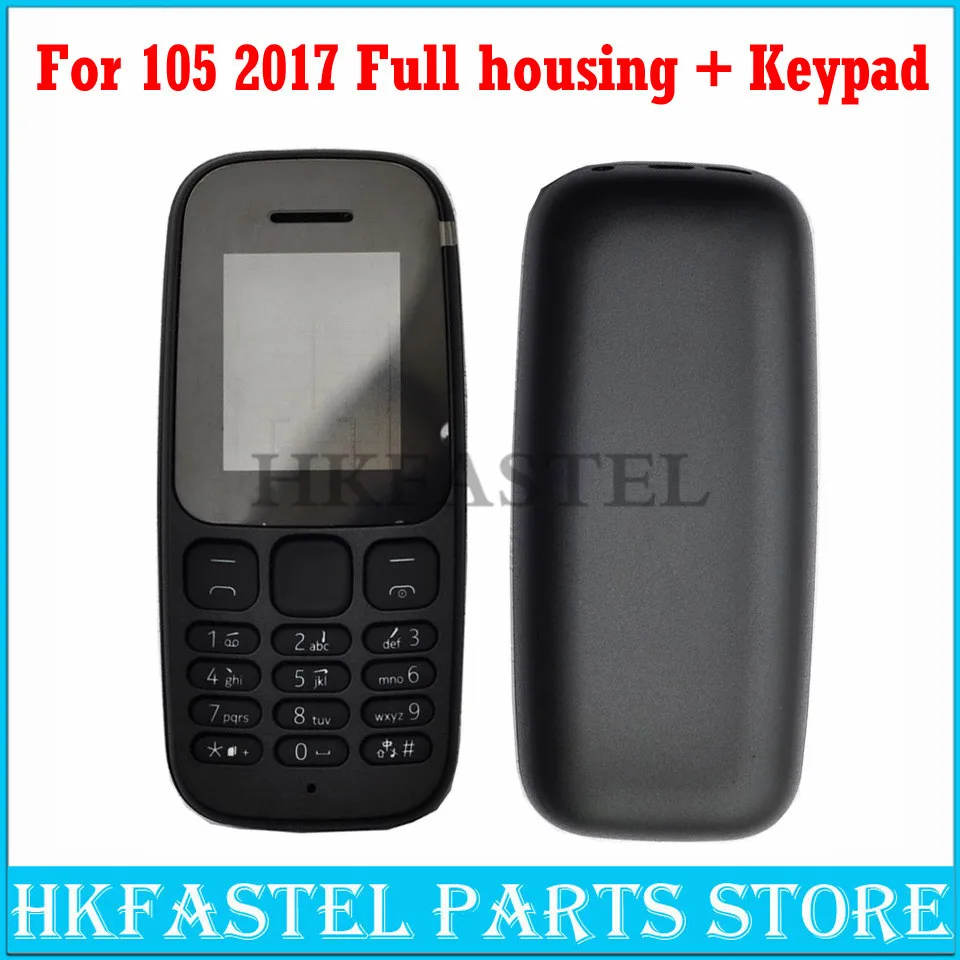 Hkfatel корпус для Nokia 105 Dual SIM Высокое качество Полный Мобильный телефон Корпус чехол+ клавиатура