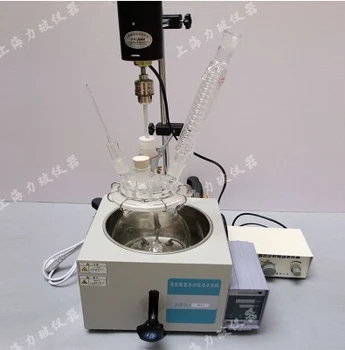 

Reaction kettle unit 5000ML/ oil bath boiler stirring equipment distillation stirring reflux / purification device